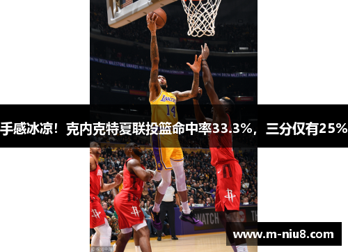 手感冰凉！克内克特夏联投篮命中率33.3%，三分仅有25%